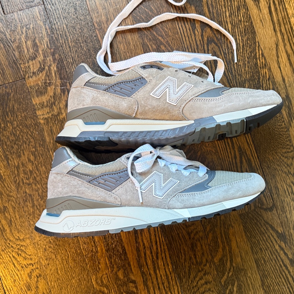 New Balance Suede 992 . Men’s 9.5, women’s 11. New